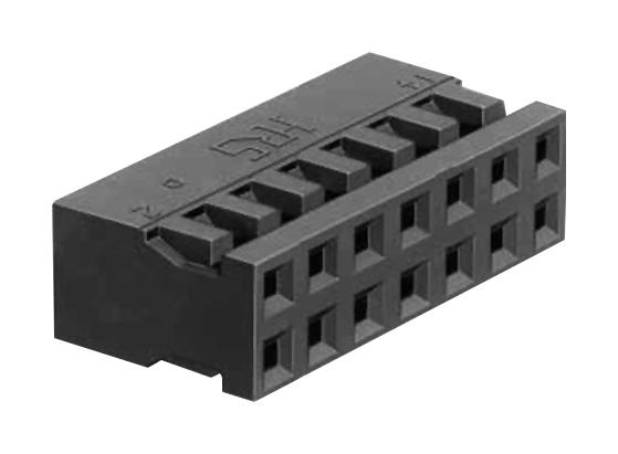 A3B-12D-2C RECEPTACLE HOUSING, 12POS, 2ROW, 2MM HIROSE(HRS)