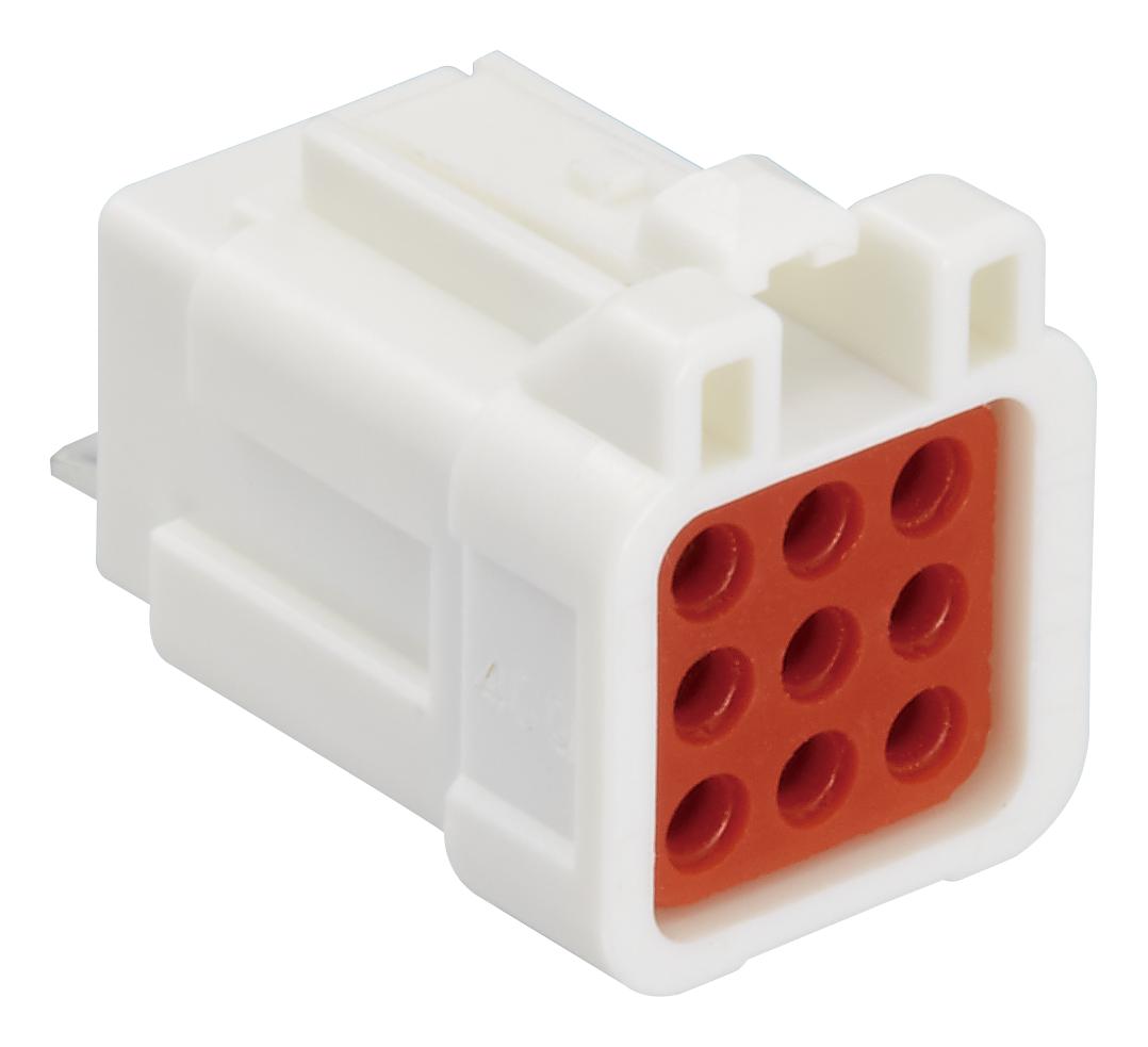 DF62W-4S-2.2C RECEPTACLE HOUSING, 4POS, CRIMP, 2.2MM HIROSE(HRS)