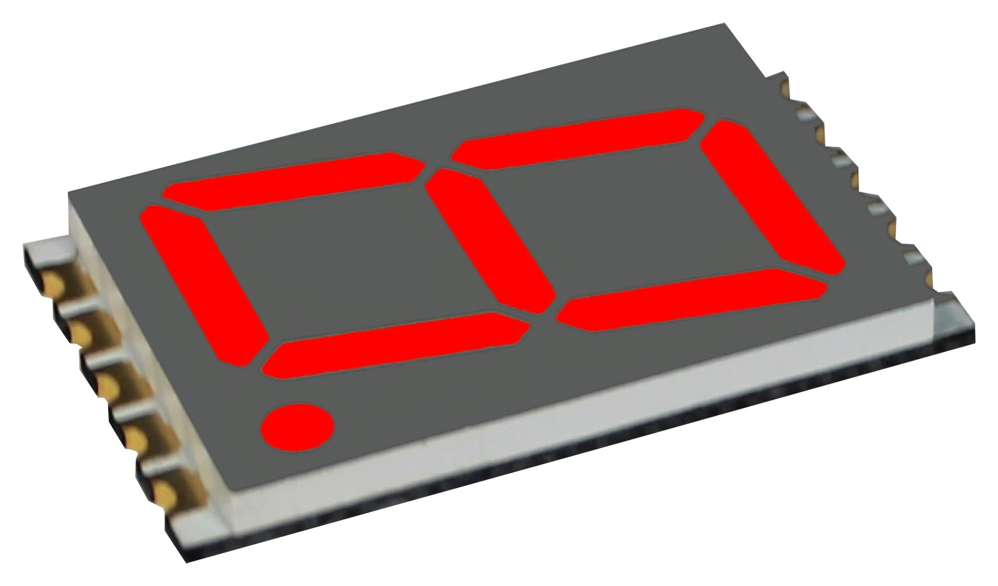 DSM7UA56101 DISPLAY, SEVEN SEGMENT, 14.22MM, RED VCC (VISUAL COMMUNICATIONS COMPANY)