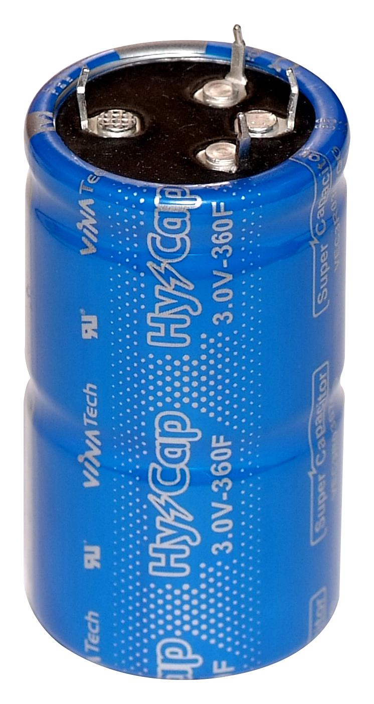 VEC3R0 367QG CAP, 360F, 3V, SUPER CAP, RADIAL VINATECH