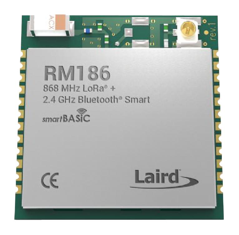 RM186-SM-01 LORA+BLUETOOTH MOD, 863-870MHZ, 50KBPS LAIRD CONNECTIVITY