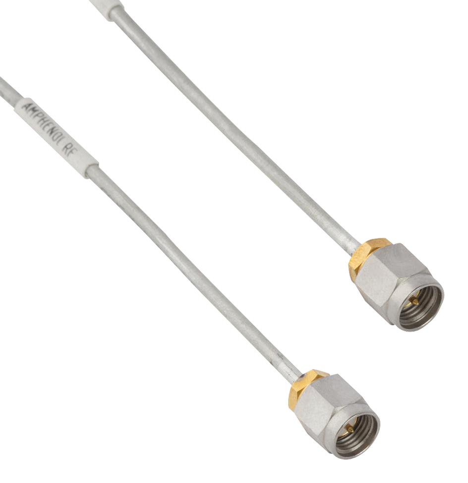 095-902-449M100 RF CABLE ASSEMBLY, SMA STR PLUG, 39.37" AMPHENOL RF