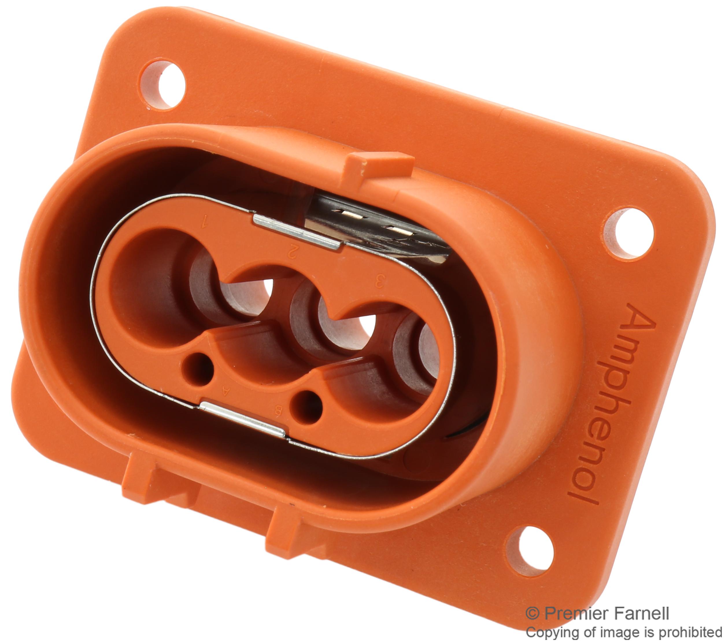 ELR3Y3 POWER CONNECTOR, RCPT, 3POS, 11.1MM AMPHENOL INDUSTRIAL