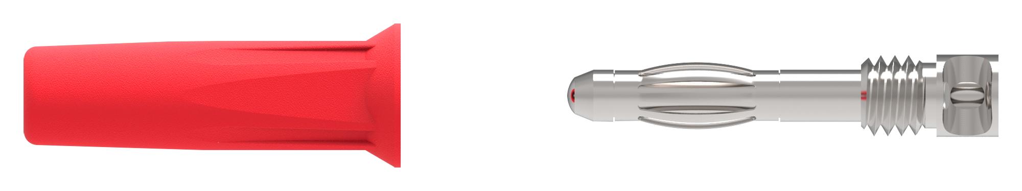 76-1642 BANANA PLUG, 4MM, 36A, SOLDER, RED TENMA