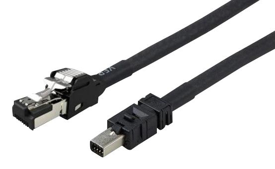 2-2205133-5 PATCH CORD, MINI IO TYPE I-RJ45 PLUG, 5M TE CONNECTIVITY