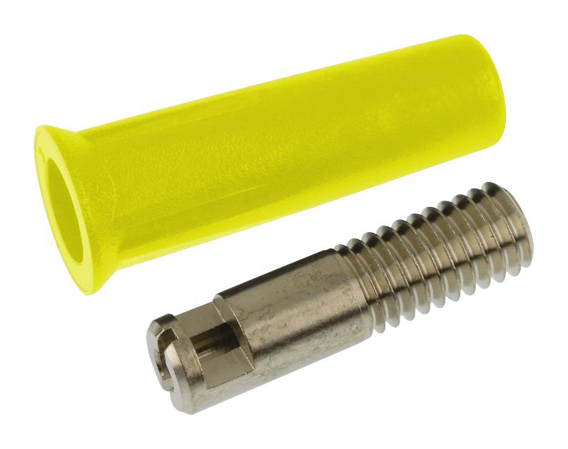 76-1448 TEST JACK, 36A, SOLDER, YELLOW TENMA