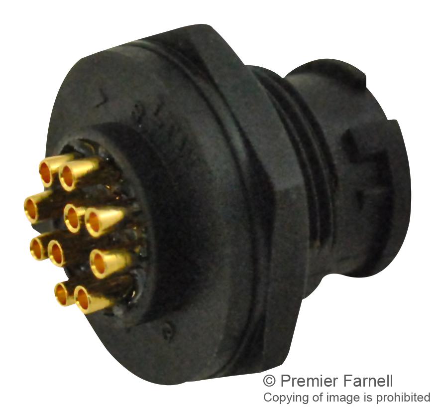 BU-10PMMS-LC7001 CIRCULAR CONN, PLUG, 10POS, PANEL AMPHENOL LTW