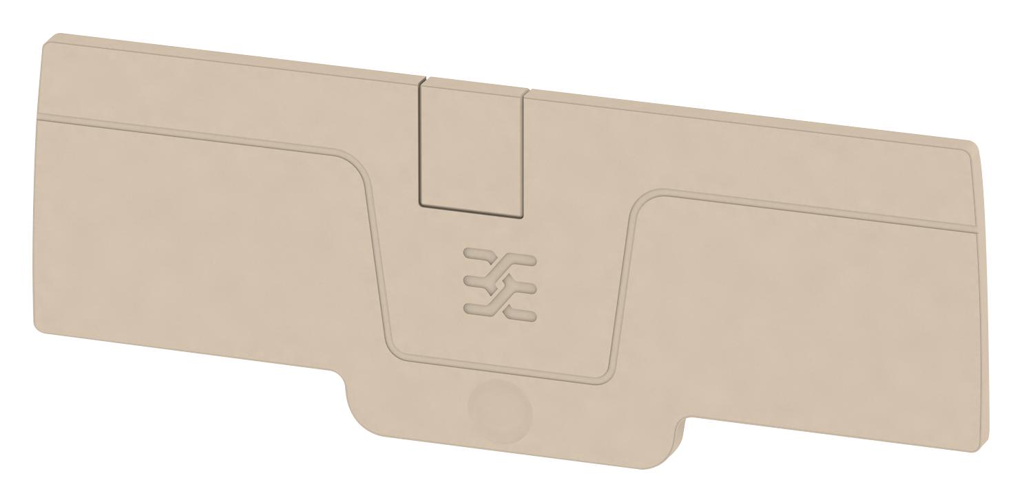2051900000 END PLATE, PE TERMINAL BLOCK, BEIGE WEIDMULLER