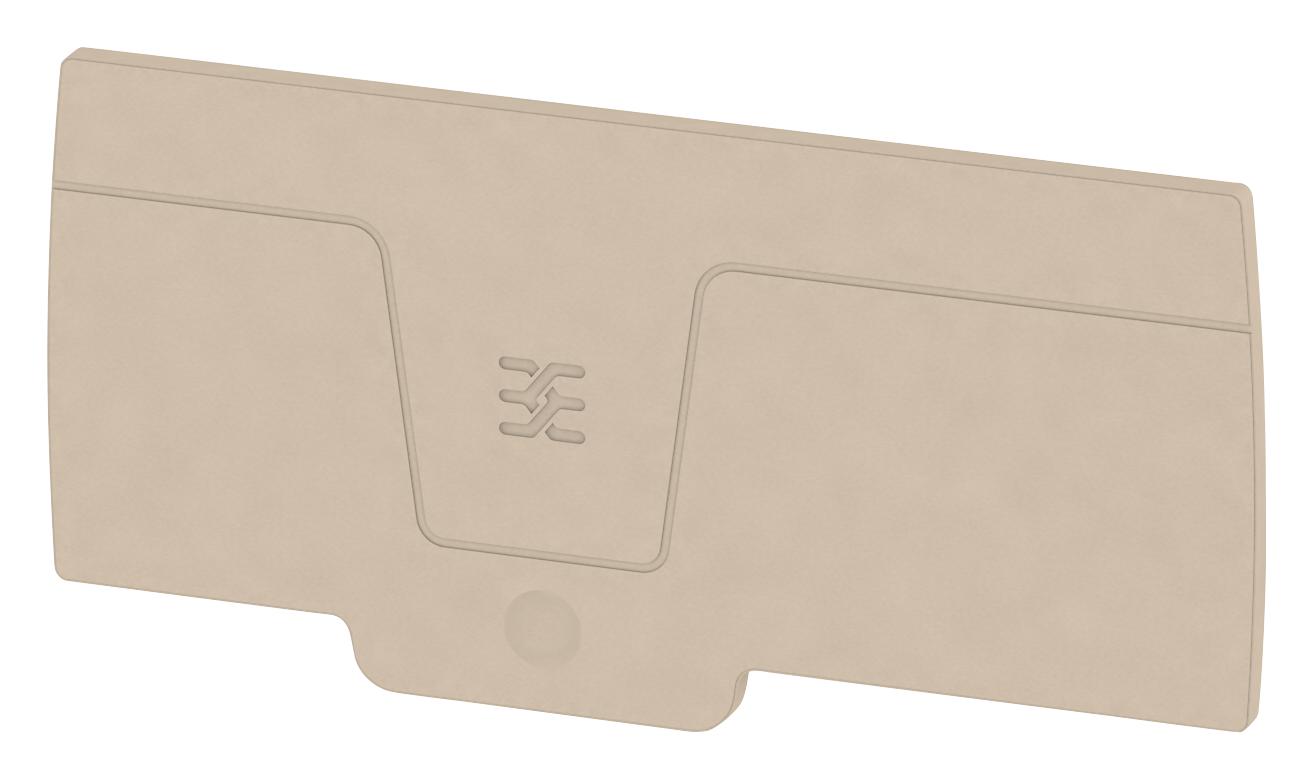 1988340000 END PLATE, TERMINAL BLOCK, BEIGE WEIDMULLER