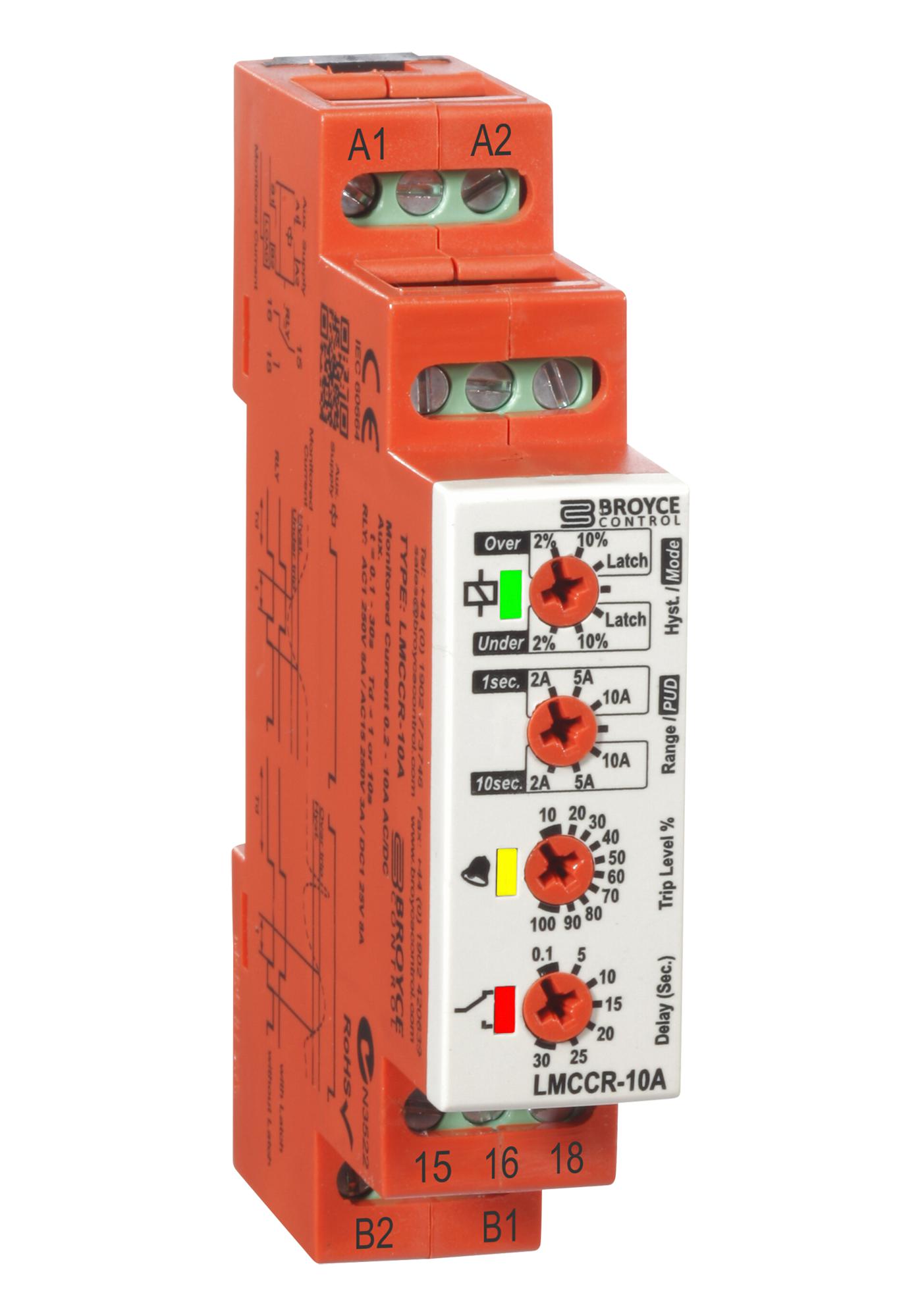 LMCCR-2A RELAY, CURRENT SENSE, SPDT, 8A, 250VAC BROYCE CONTROL