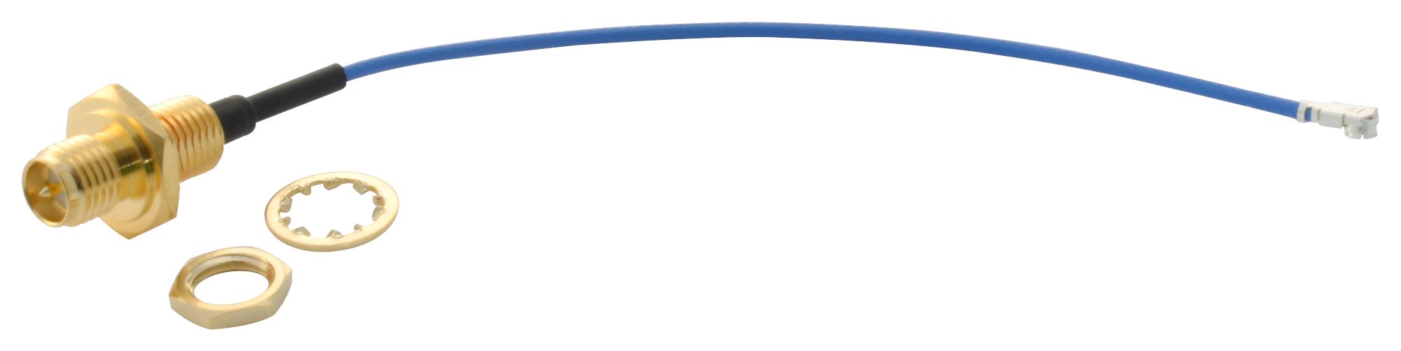 MC001501 RF CABLE ASSY, SMA JACK-U.FL PLUG, 100MM MULTICOMP PRO