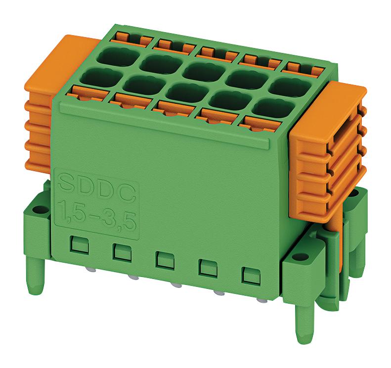 SDDC 1,5/ 3-PV-3,5 TB, WIRE TO BRD, 3POS, 16AWG PHOENIX CONTACT