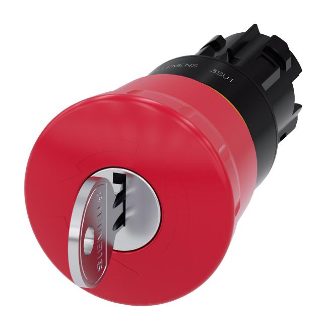 3SU1000-1HF20-0AA0 SWITCH ACTUATOR, EMERGENCY STOP SW, RED SIEMENS