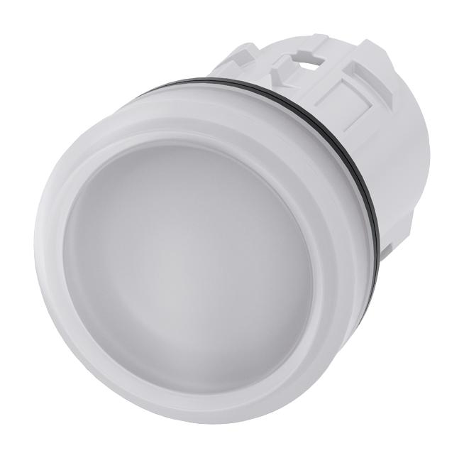 3SU1001-6AA60-0AA0 SWITCH ACTUATOR, INDICATOR LIGHT, WHITE SIEMENS