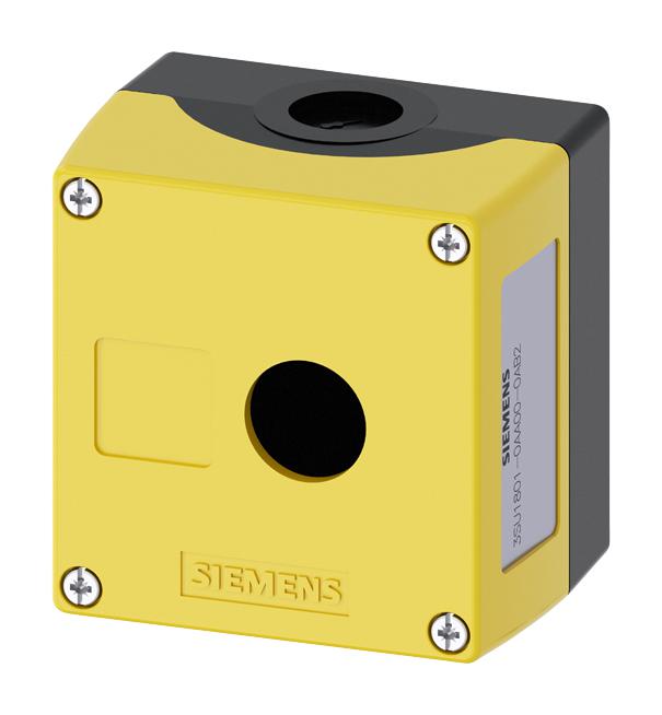 3SU1801-0AA00-0AB2 ENCLOSURE, 1 COMMAND POINT, PLASTIC, YEL SIEMENS