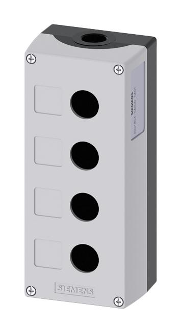 3SU1854-0AA00-0AB1 ENCLOSURE, 4 COMMAND POINT, METAL, GRY SIEMENS