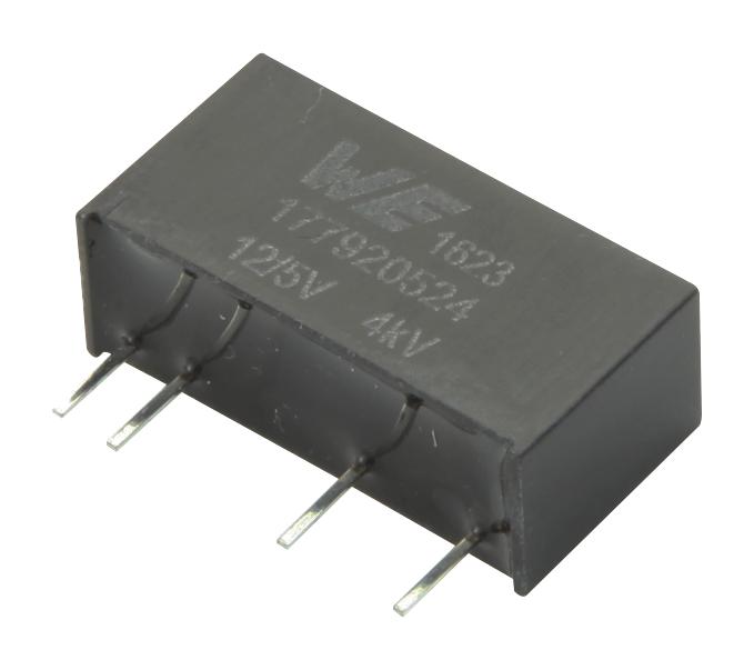 177920524 DC-DC CONVERTER, 5V, 0.2A, SIP WURTH ELEKTRONIK