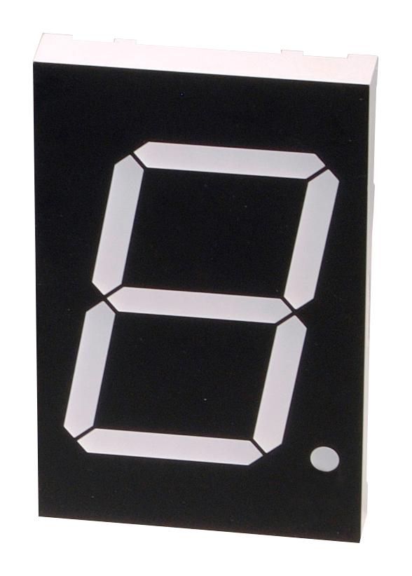 FN1-1001W4SM00BW DISPLAY, SEVEN SEGMENT, 25MM, WHITE FORGE