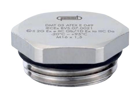 1.197.1600.50 BLANKING PLUG, BRASS, M16X1.5 HUMMEL