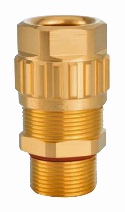 1.608.2000.51 CABLE GLAND, BRASS, 9-16MM, M20X1.5 HUMMEL