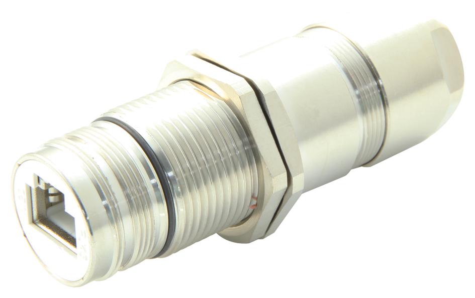 7.R52.408.000 CONN, M23 RJ45, PLUG, 8POS, PANEL HUMMEL