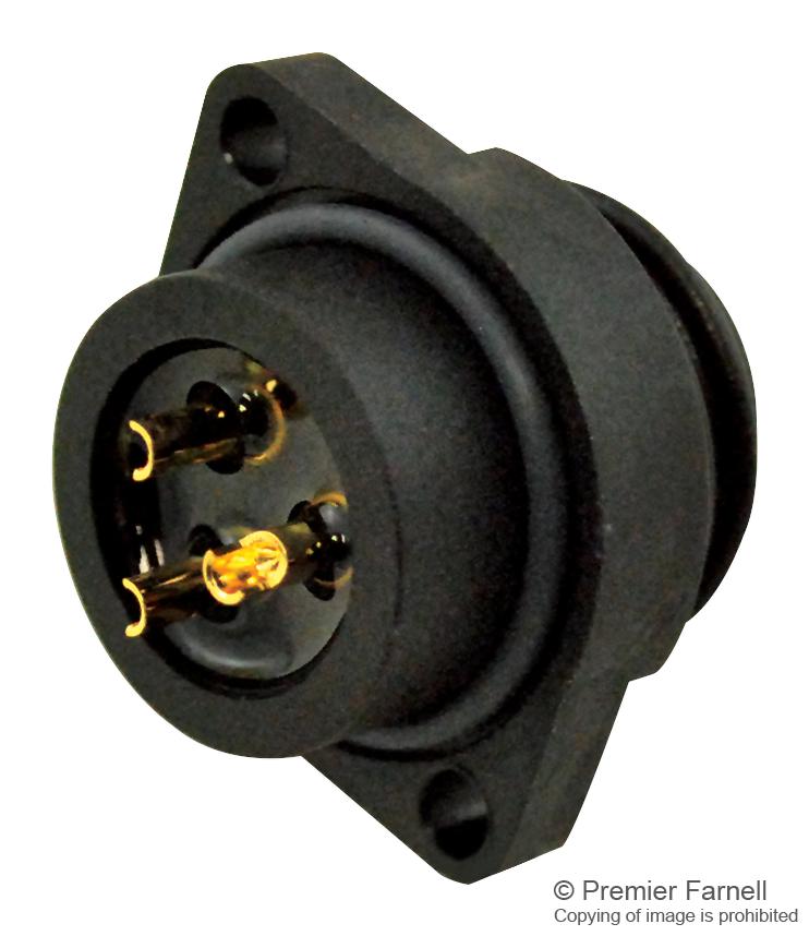 PWF-03PMMS-SC7001 CIRCULAR CONNECTOR, PLUG, 3POS, PANEL AMPHENOL LTW