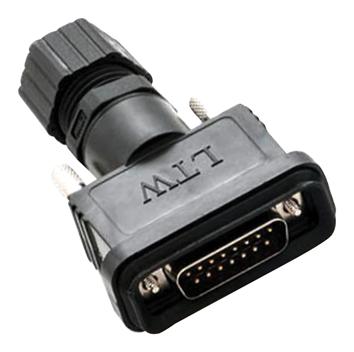 SDB-15BMMA-SL7001 D SUB CONN, PLUG, 15POS, SOLDER AMPHENOL LTW