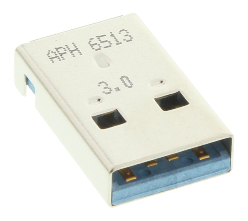 GSB316441CEU USB CONNECTOR, 3.0 TYPE A, PLUG, SMD AMPHENOL ICC