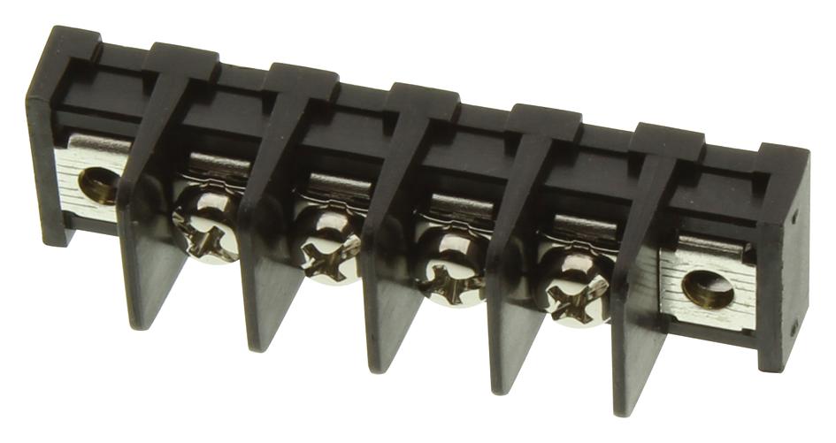 MC001352 TERMINAL BLOCK, BARRIER, 4POS, 14AWG MULTICOMP