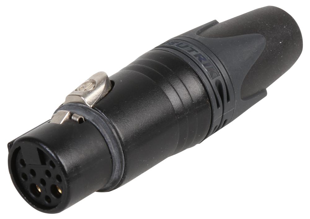 NC10FXX-14-B CONNECTOR, XLR AUDIO, RCPT, 8SIG+2PWR NEUTRIK