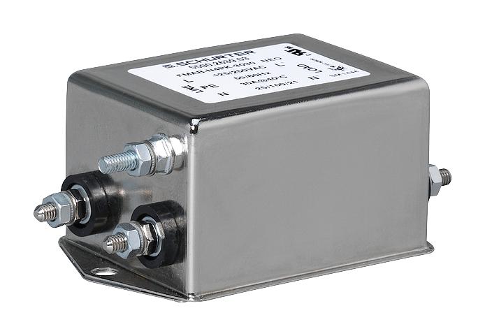 5500.2658.03 POWER LINE FILTER, 1 PHASE, 60A, 250VAC SCHURTER