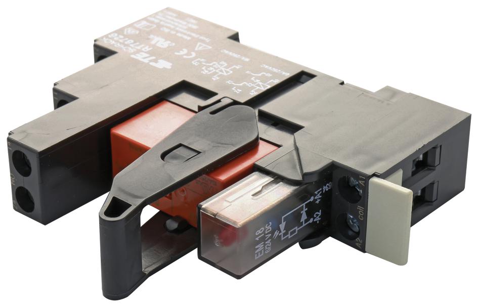 RT4S4S15 POWER RELAY, DPDT, 8A, 240VAC, DIN RAIL SCHRACK - TE CONNECTIVITY