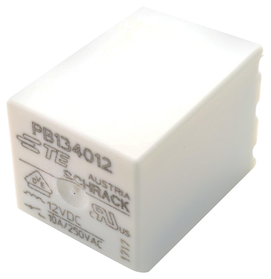 PB134012. POWER RELAY, SPST-NO, 10A, 250VAC, TH SCHRACK - TE CONNECTIVITY