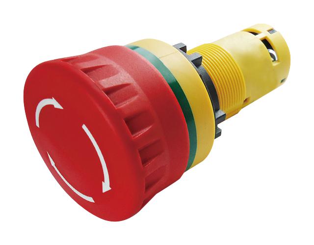 MCC2E-BVE20R EMERGENCY STOP SW, DPST-NO, 30V, SCREW MULTICOMP PRO