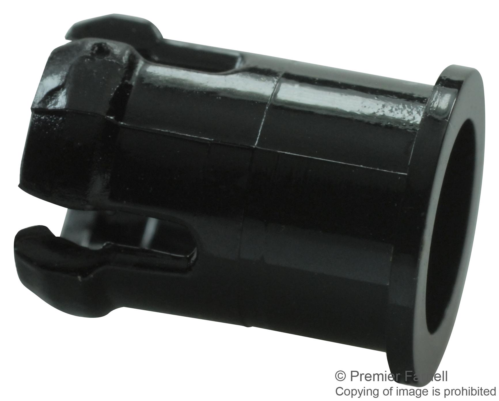 CLP126BLK EXTENDED CLIP, 5MM LED, PC, BLACK VCC (VISUAL COMMUNICATIONS COMPANY)