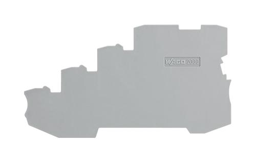 2000-5491 END & INTERMEDIATE PLATE, TERMINAL BLK WAGO