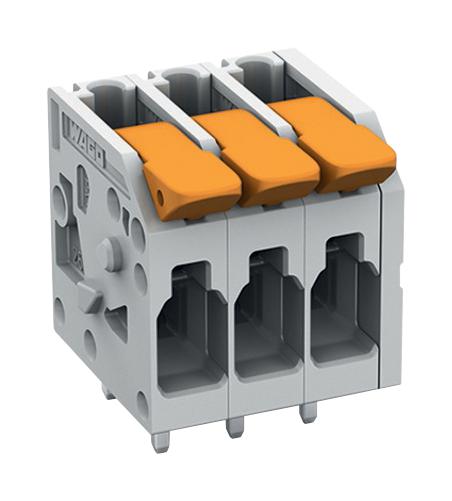 2604-1104 TB, WIRE TO BRD, 4POS, 12AWG WAGO