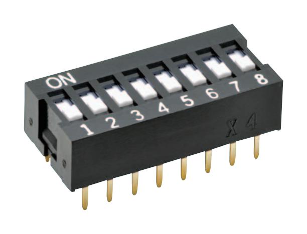 A6E-5101-N DIP SWITCH, 5POS, SPST, FLAT OMRON