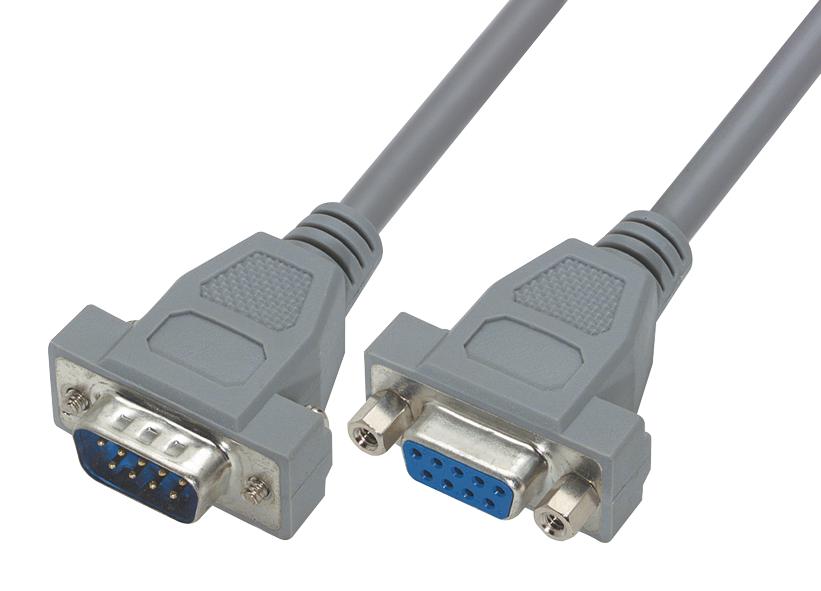 CSM9MF-2.5 D SUB CABLE, 9POS, PLUG-RCPT, 0.76M L-COM