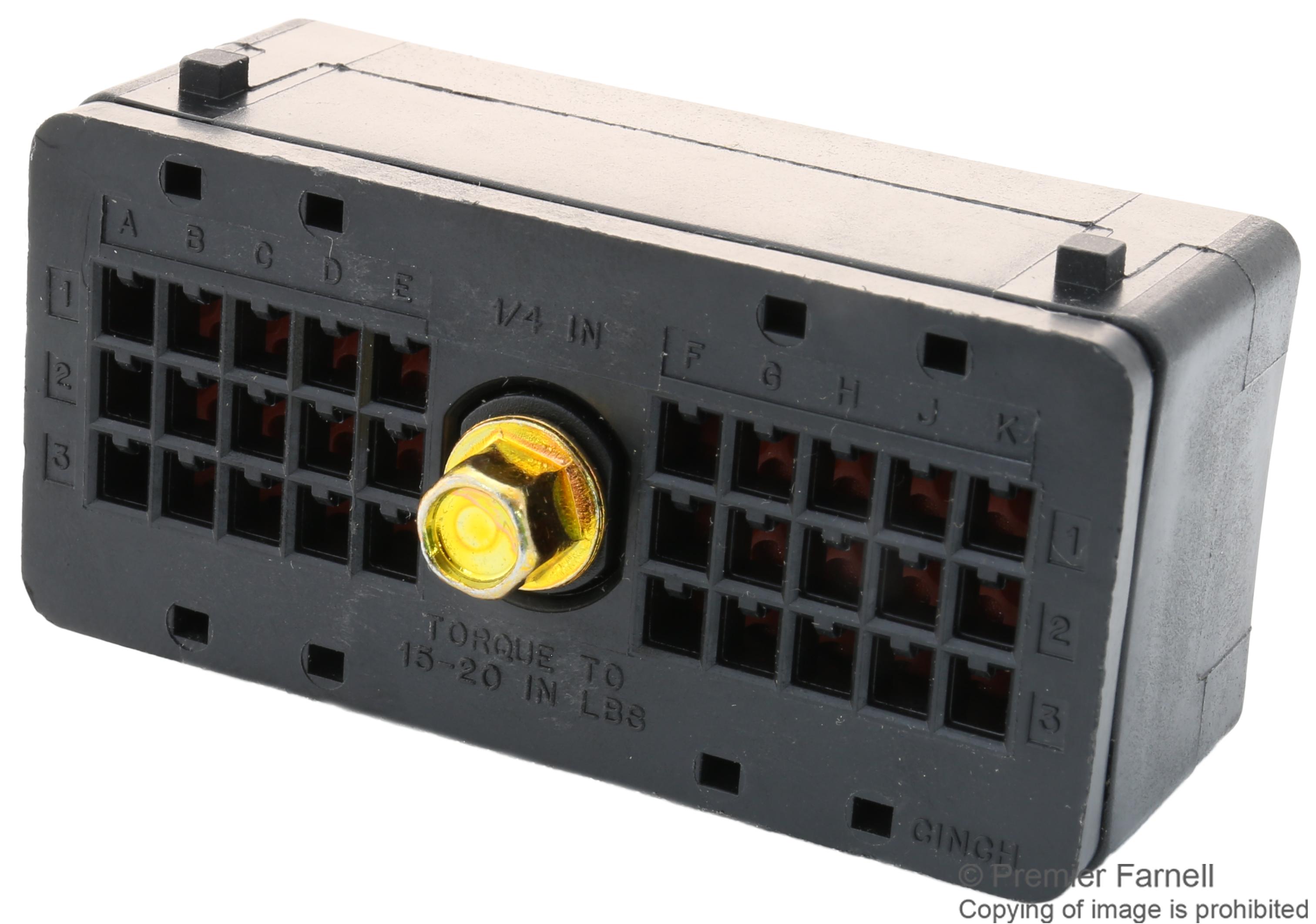 581-01-30-029 RECEPTACLE HOUSING, 30POS, BLACK CINCH CONNECTIVITY SOLUTIONS
