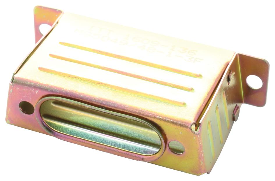 M85049/48-1-3F D SUB, CABLE CLAMP, 180 DEG, DB, STEEL ITT CANNON