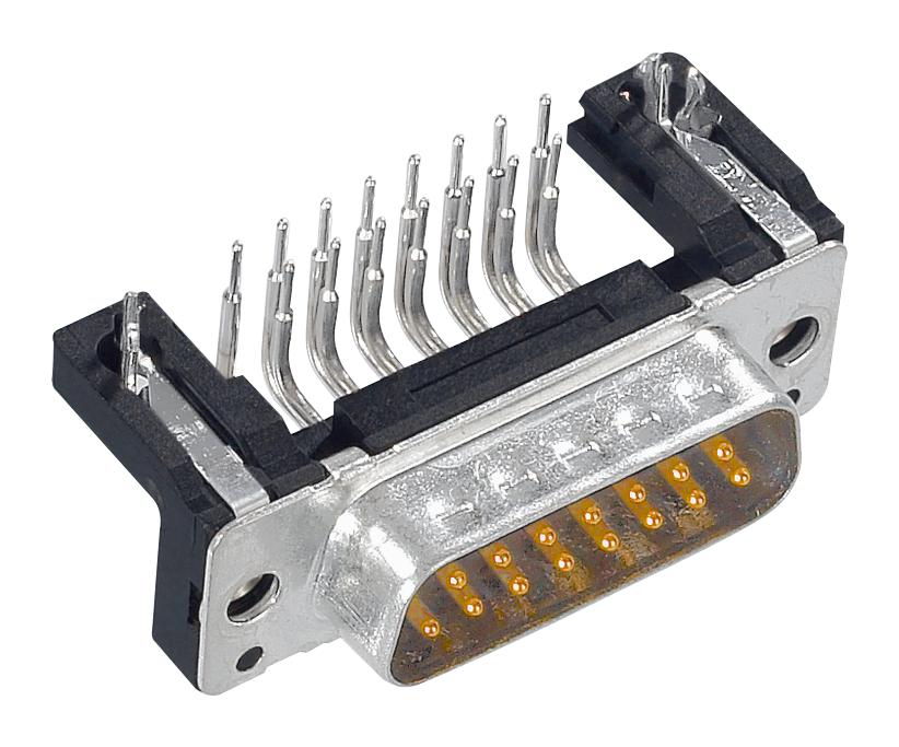 09661626812 D-SUB CONN, PLUG, 9POS, TH HARTING