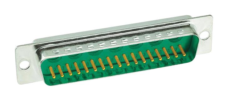 09695117247 COMBO D-SUB PLUG HOUSING, DD-24W7, STEEL HARTING