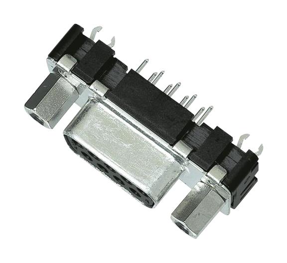 09661556512 D-SUB CONN, RCPT, 9POS, TH HARTING