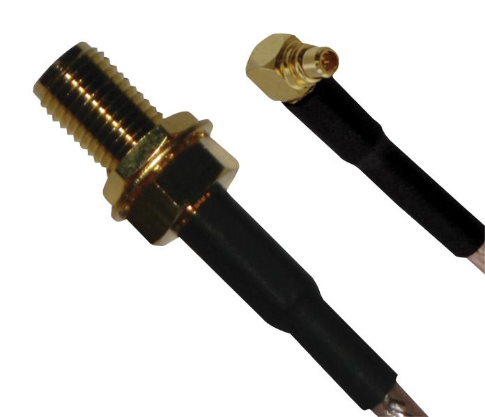 245106-02-18.00 RF COAX, SMA-JACK MMCX- PLUG, 458MM AMPHENOL RF