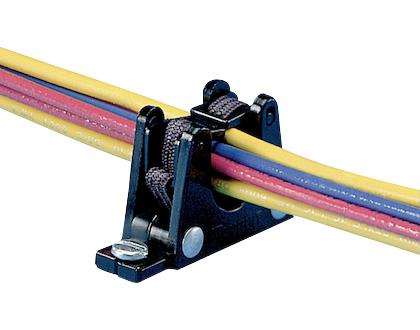 ER.5-E4-X ELASTIC RETAINER, PA 66, BLACK, M3 SCREW PANDUIT