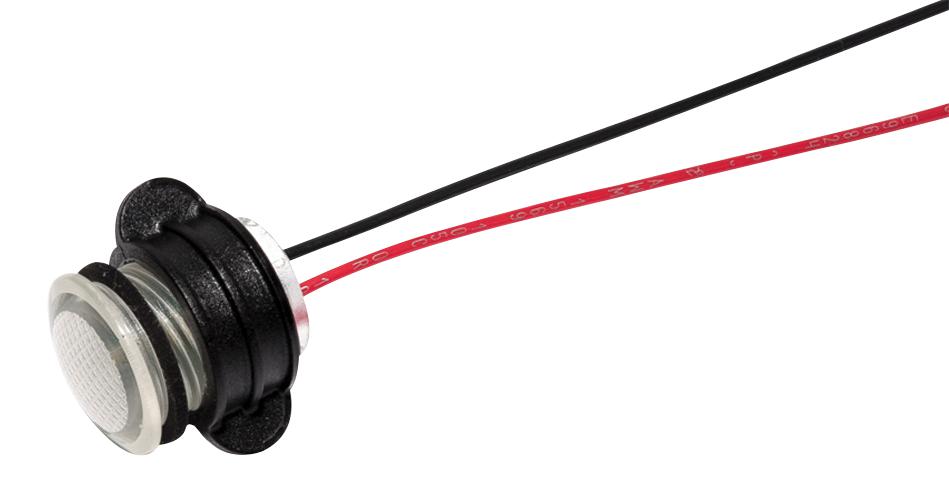 CNX714C900FVW PANEL INDICATOR, 14MM, WHITE, 28VDC VCC (VISUAL COMMUNICATIONS COMPANY)