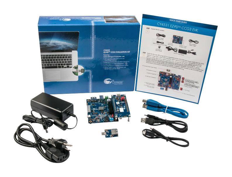 CY4531 EVALUATION KIT, USB TYPE-C PORT CTRL CYPRESS - INFINEON TECHNOLOGIES