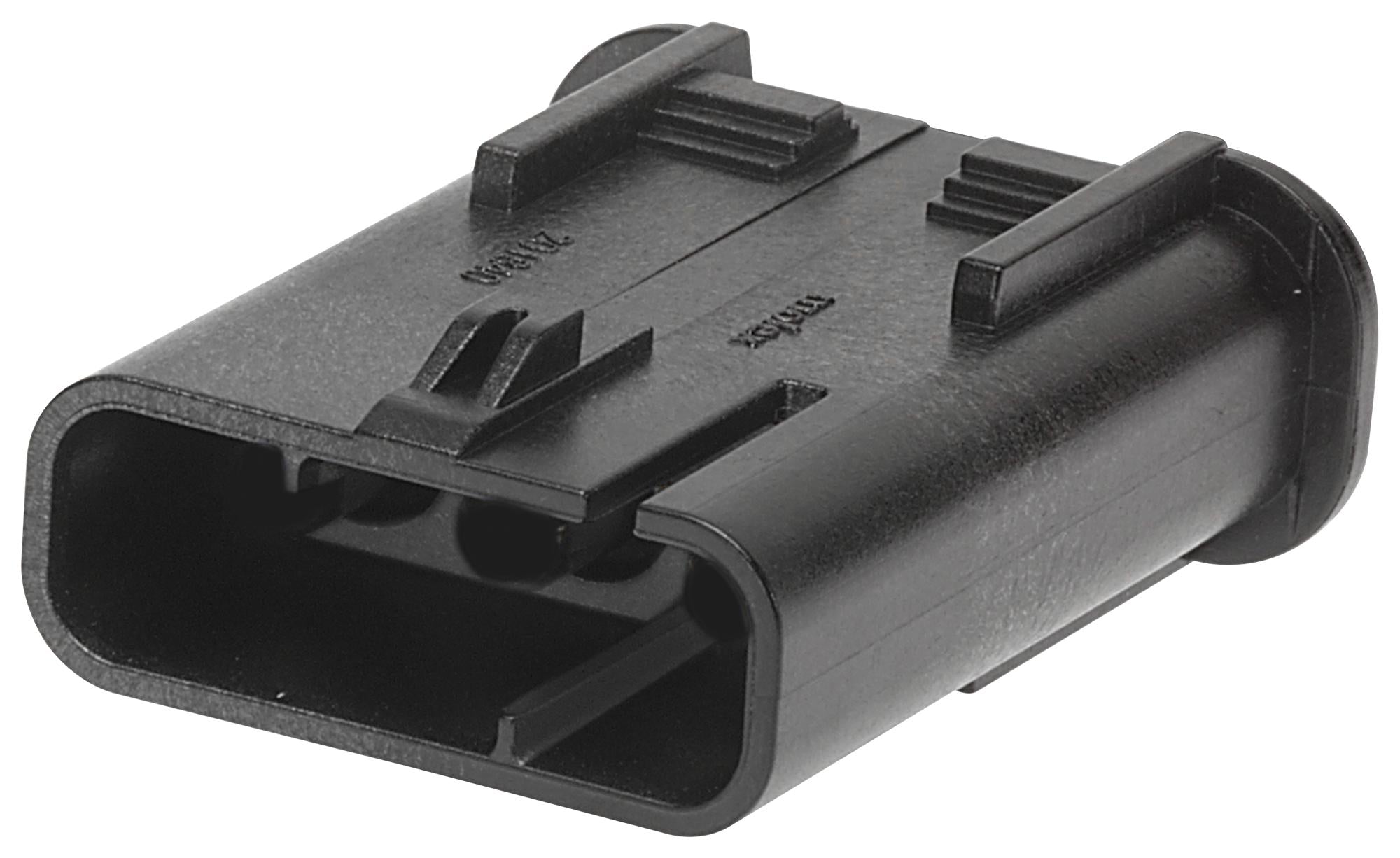 201840-0030. PLUG HOUSING, 3POS, PEI, BLACK MOLEX