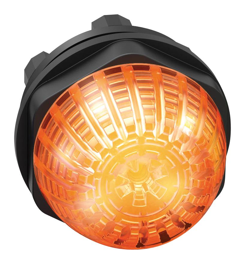 14-060.307 PANEL INDICATOR, 22.5MM, ORANGE, 24V EAO